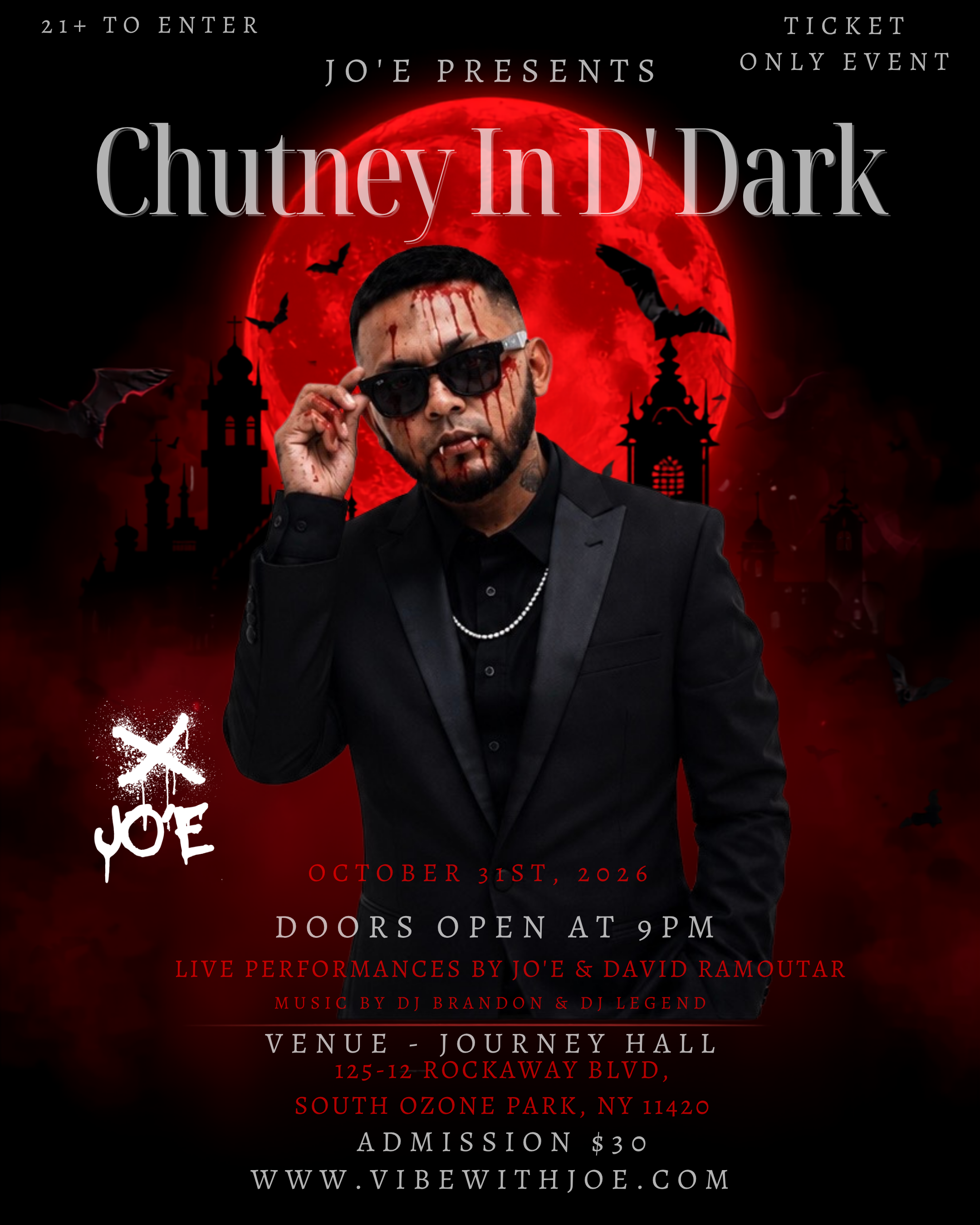 Chutney in D' Dark - Tickets