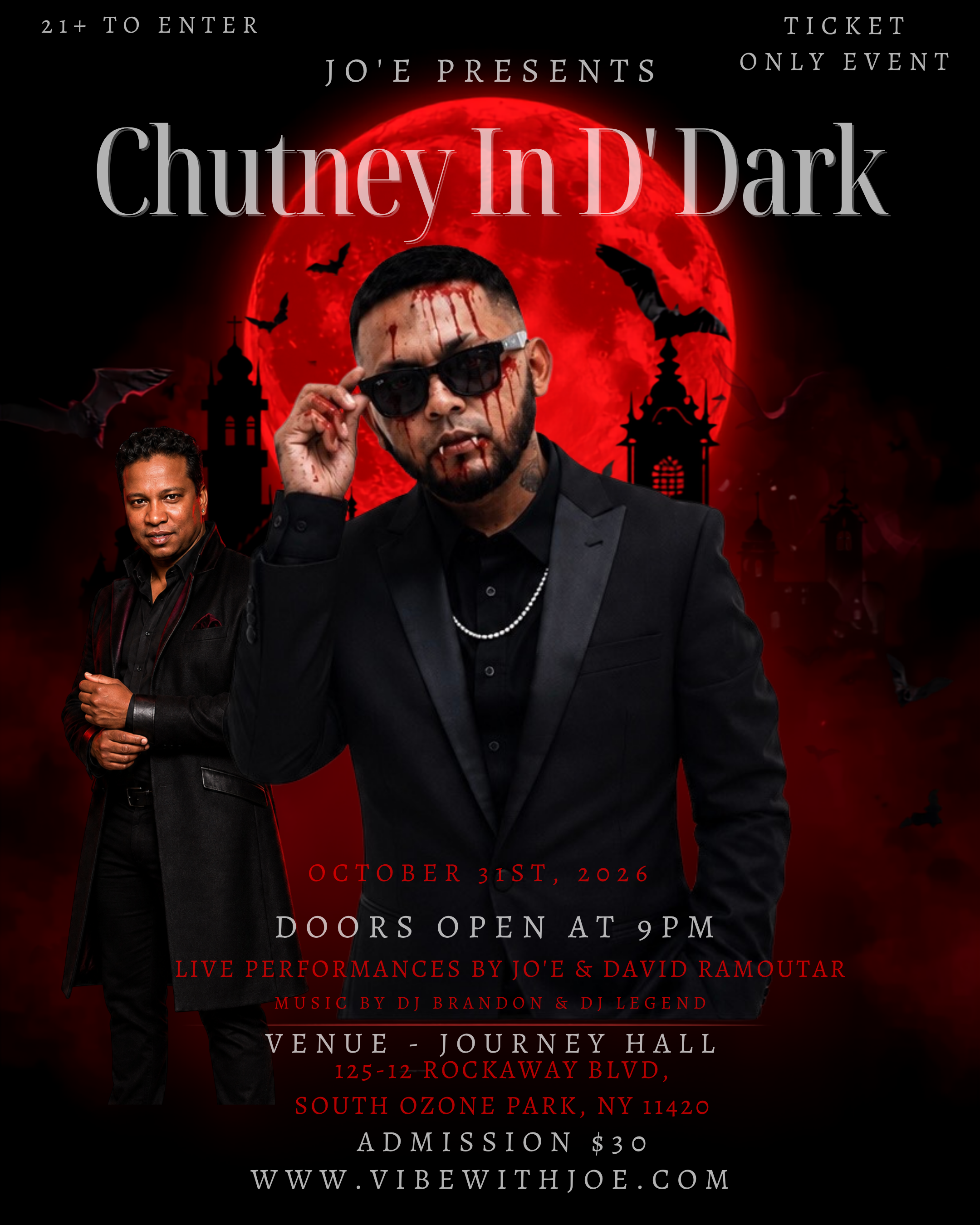Chutney in D' Dark - Tickets