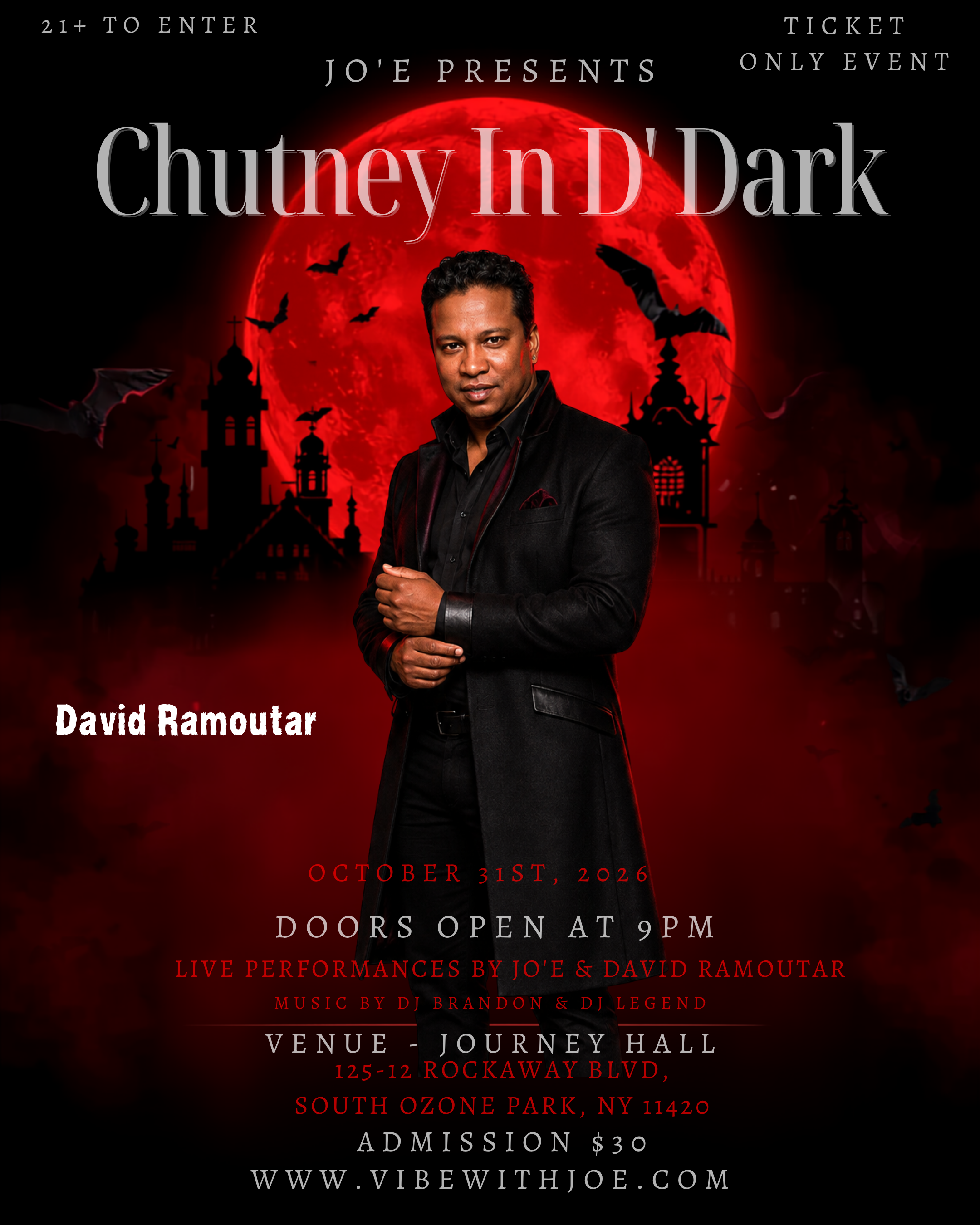 Chutney in D' Dark - Tickets
