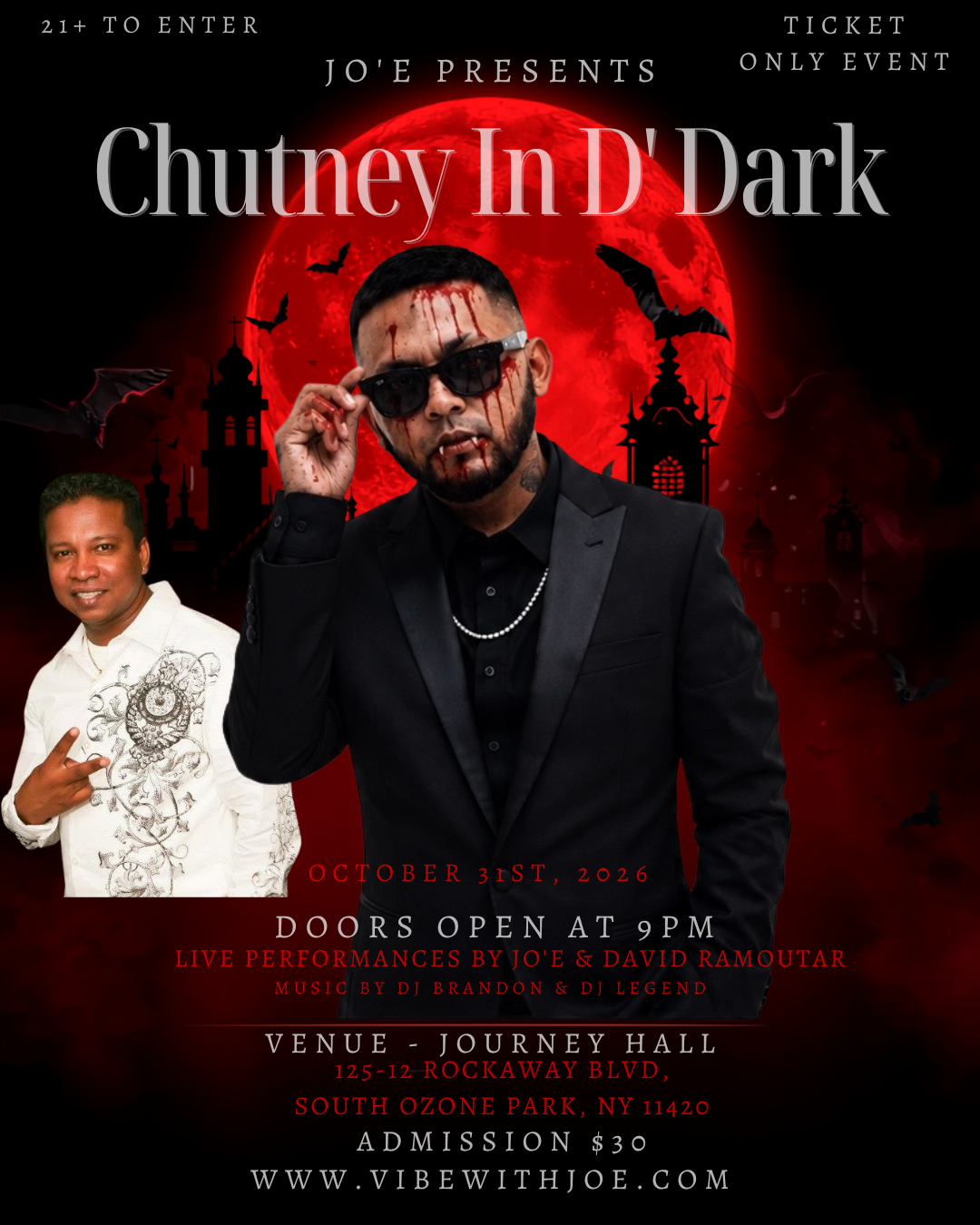 Chutney in D' Dark - Tickets